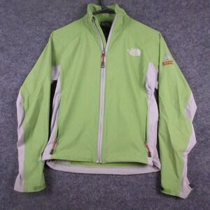 The North Face Summit Series Apex Jacket Womens XS Green Full Zip Softshell